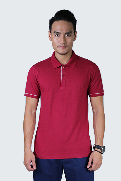 Áo Polo nam Novelty Regular fit Modal màu đỏ NATMMTMT3R180079N