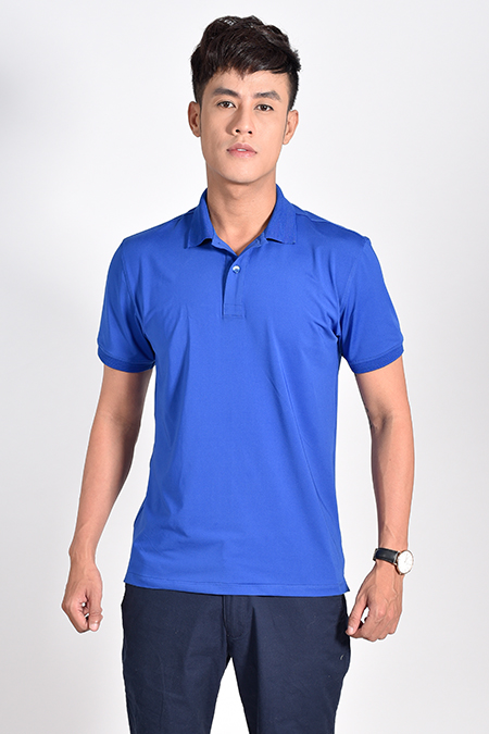 Áo Polo nam Novelty Regular fit màu Xanh coban NATMMTNPSR181234N