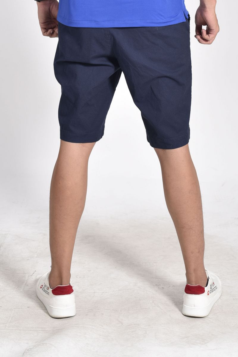 Quần Short linen nam Novelty xanh đen NSKMMDMCSR1813850