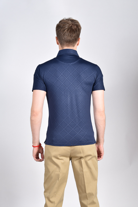 Áo Polo nam Novelty Regular fit màu xanh đen NATMHCNPSR190137N