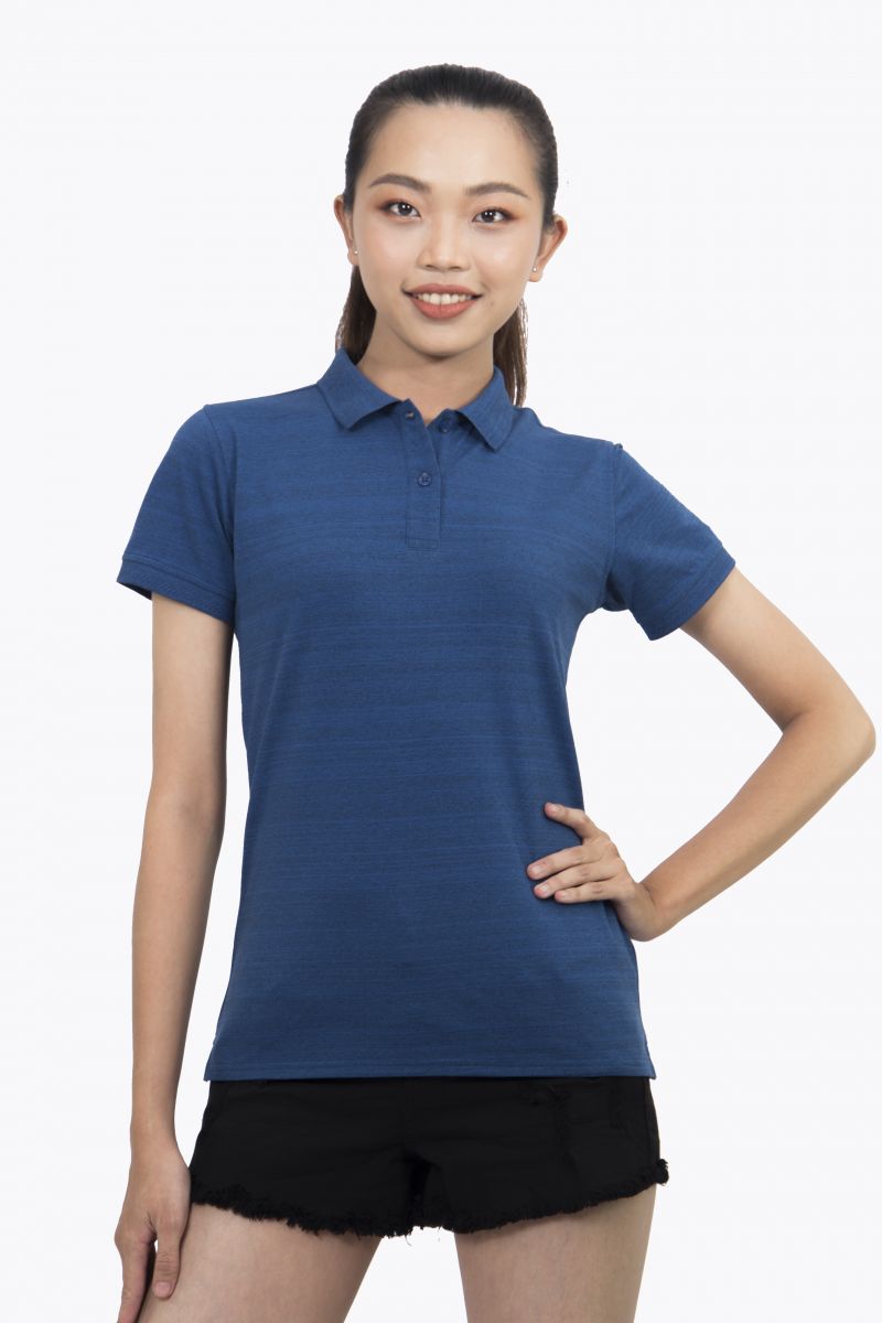 Áo thun Polo nữ Novelty màu xanh dương NATWMDMCSR200053N