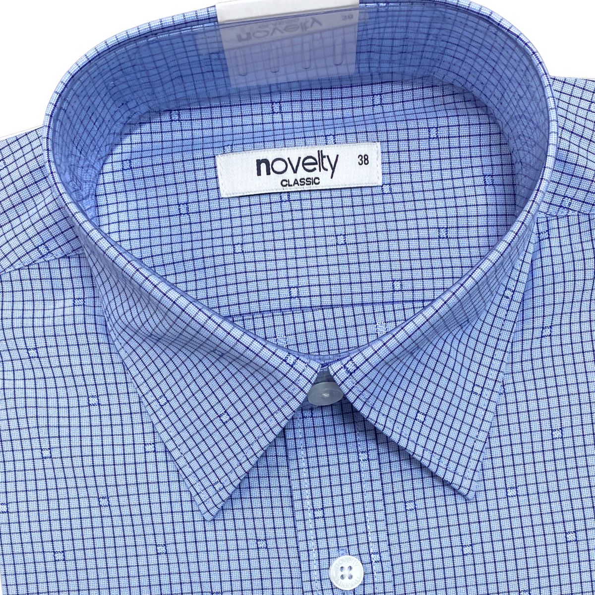 ÁO SƠ MI NAM DÀI TAY NOVELTY CLASSIC RECYCLED T/C SỌC NHỎ XANH NSMMSNMRCC250821D