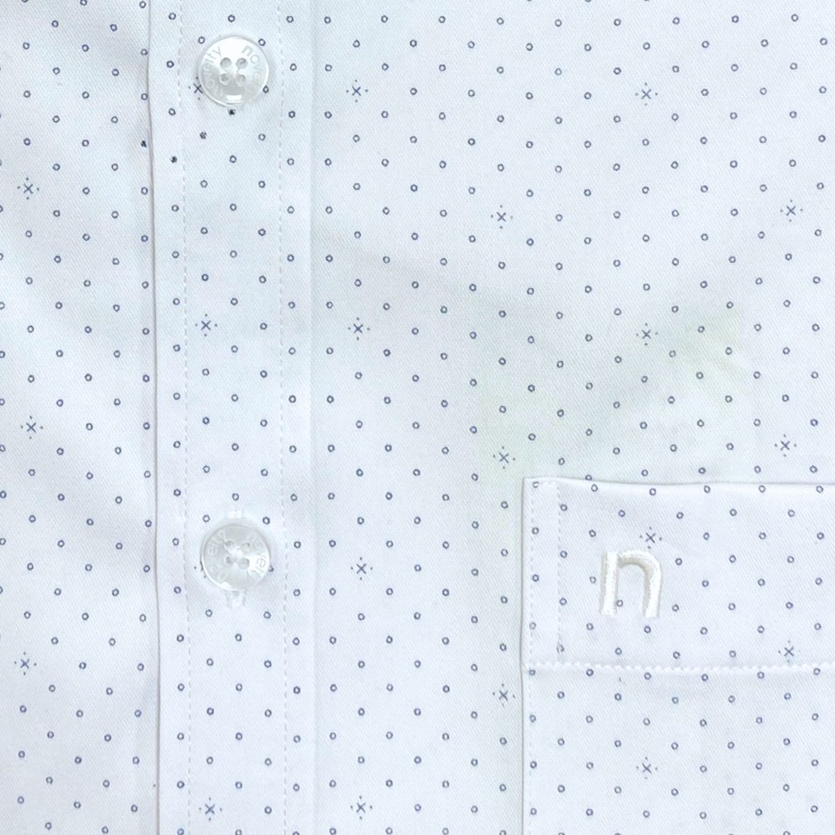 ÁO SƠ MI NAM DÀI TAY NOVELTY REGULAR FIT BAMBOO HOA VĂN TRẮNG NSMMINMT3R260786D