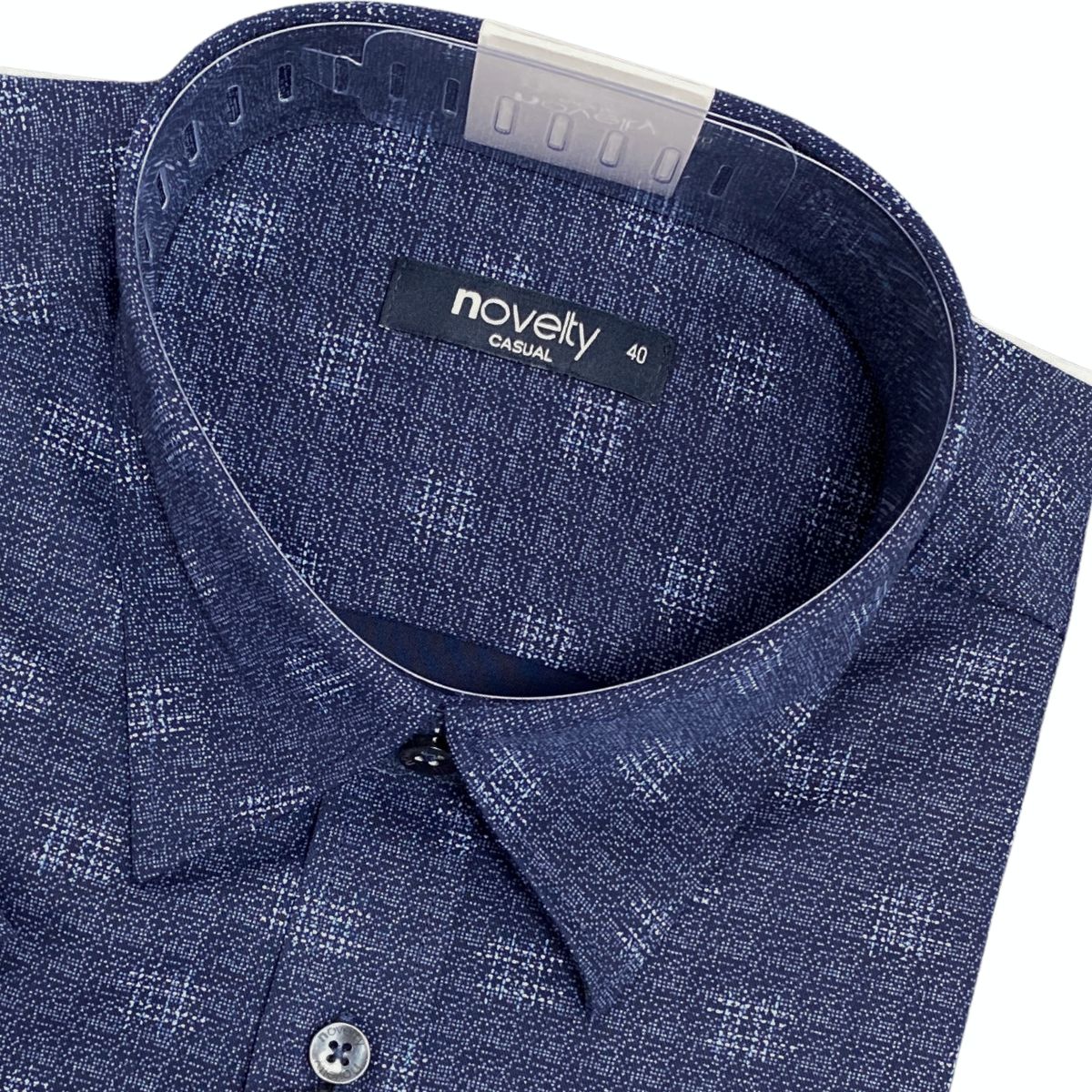 ÁO SƠ MI NAM NGẮN TAY NOVELTY CASUAL BAMBOO SỌC ĐEN NSMMSNMT3B260875N