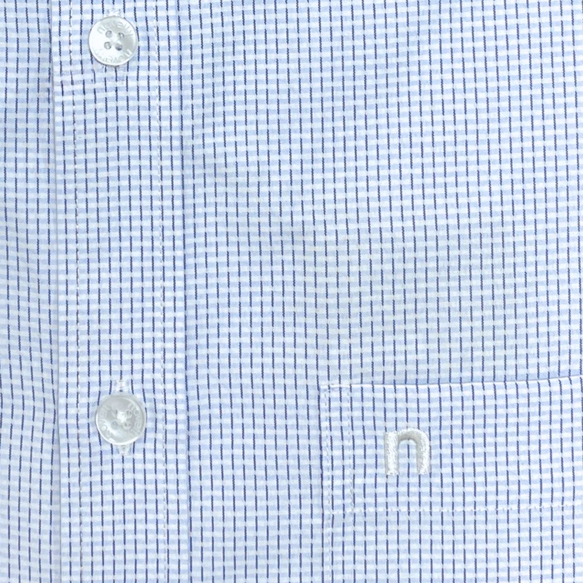 ÁO SƠ MI NAM NGẮN TAY NOVELTY CLASSIC RECYCLED T/C SỌC NHỎ NSMMSNMRCC250828N