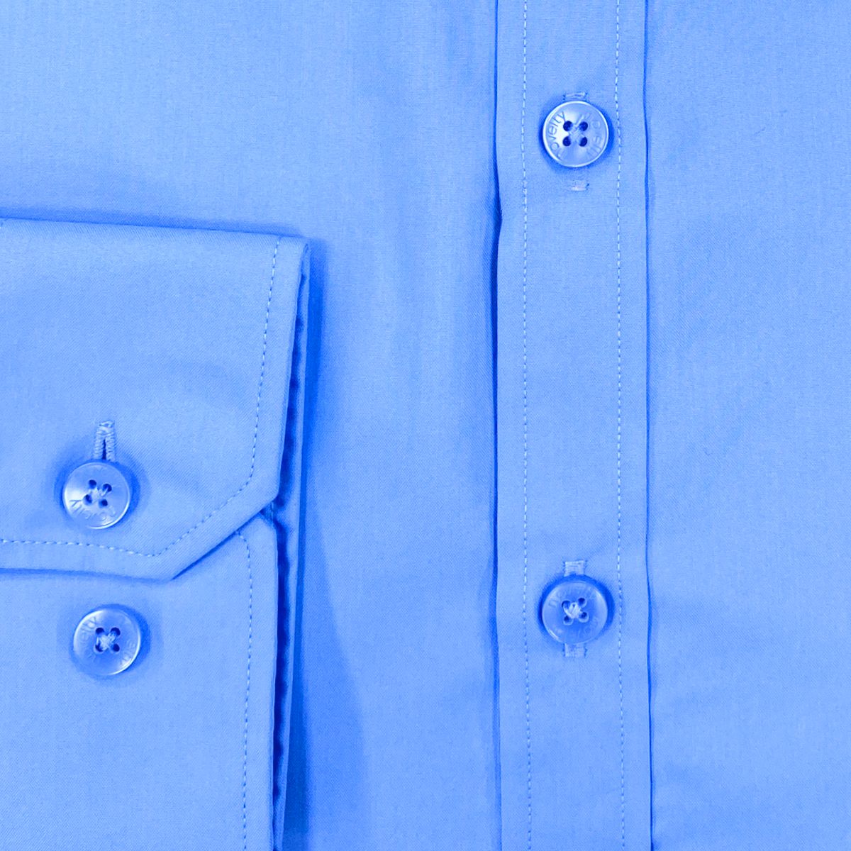 ÁO SƠ MI NAM DÀI TAY NOVELTY REGULAR FIT SPUN TRƠN MÀU XANH NSMMMWMT2R250518D