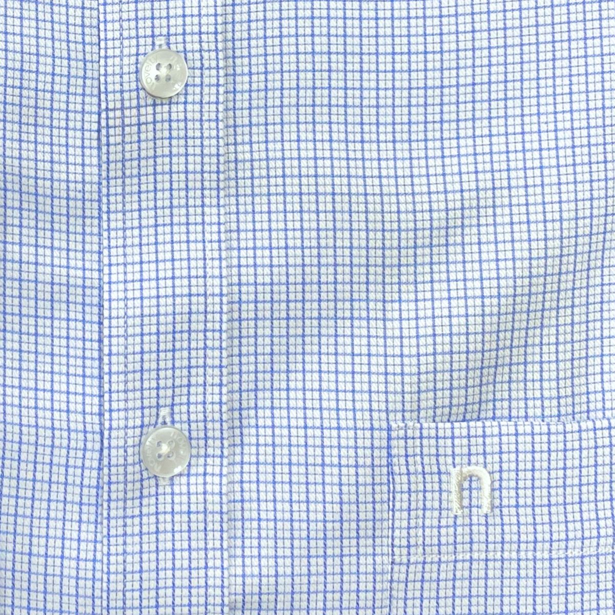 ÁO SƠ MI NAM DÀI TAY NOVELTY CLASSIC RECYCLED T/C SỌC NHỎ XANH NSMMSNMRCC250761D