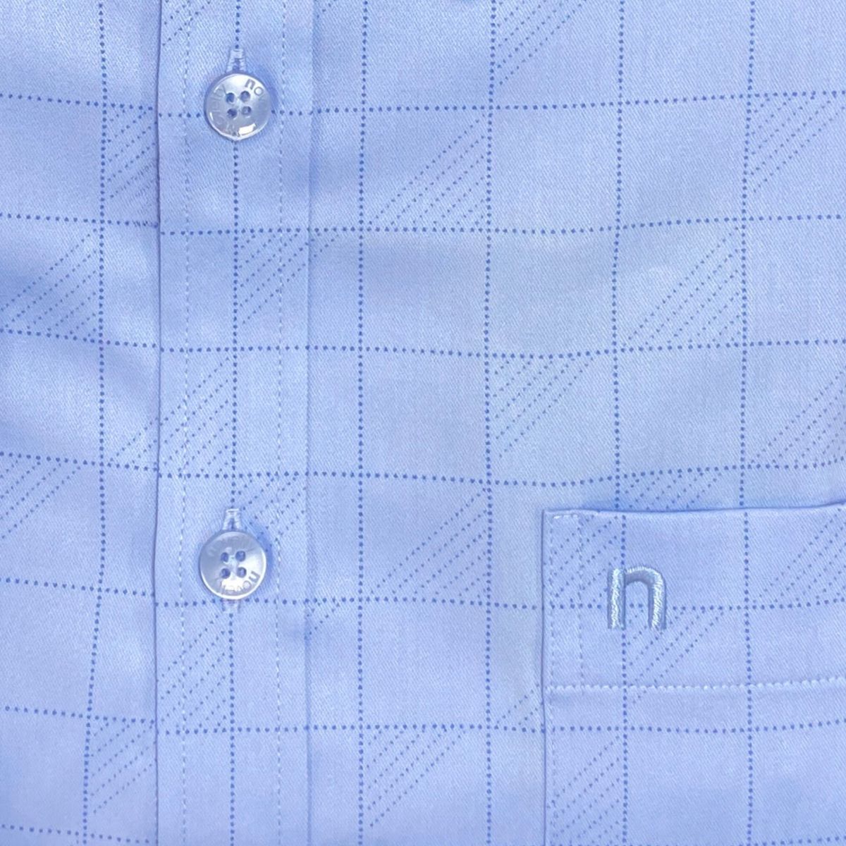 ÁO SƠ MI NAM DÀI TAY NOVELTY REGULAR FIT BAMBOO CARO XANH NSMMCTMT3R260867D