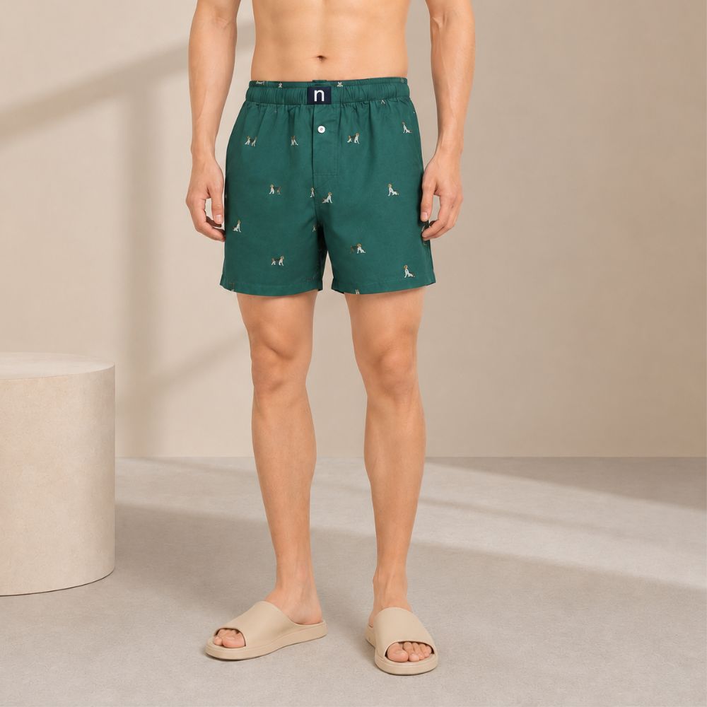 QUẦN ĐÙI NAM DÁNG BOXER NOVELTY CASUAL MÀU NGẪU NHIÊN- HỌA TIẾT ĐA DẠNG TRẺ TRUNG NQDMMDMCTB261239V