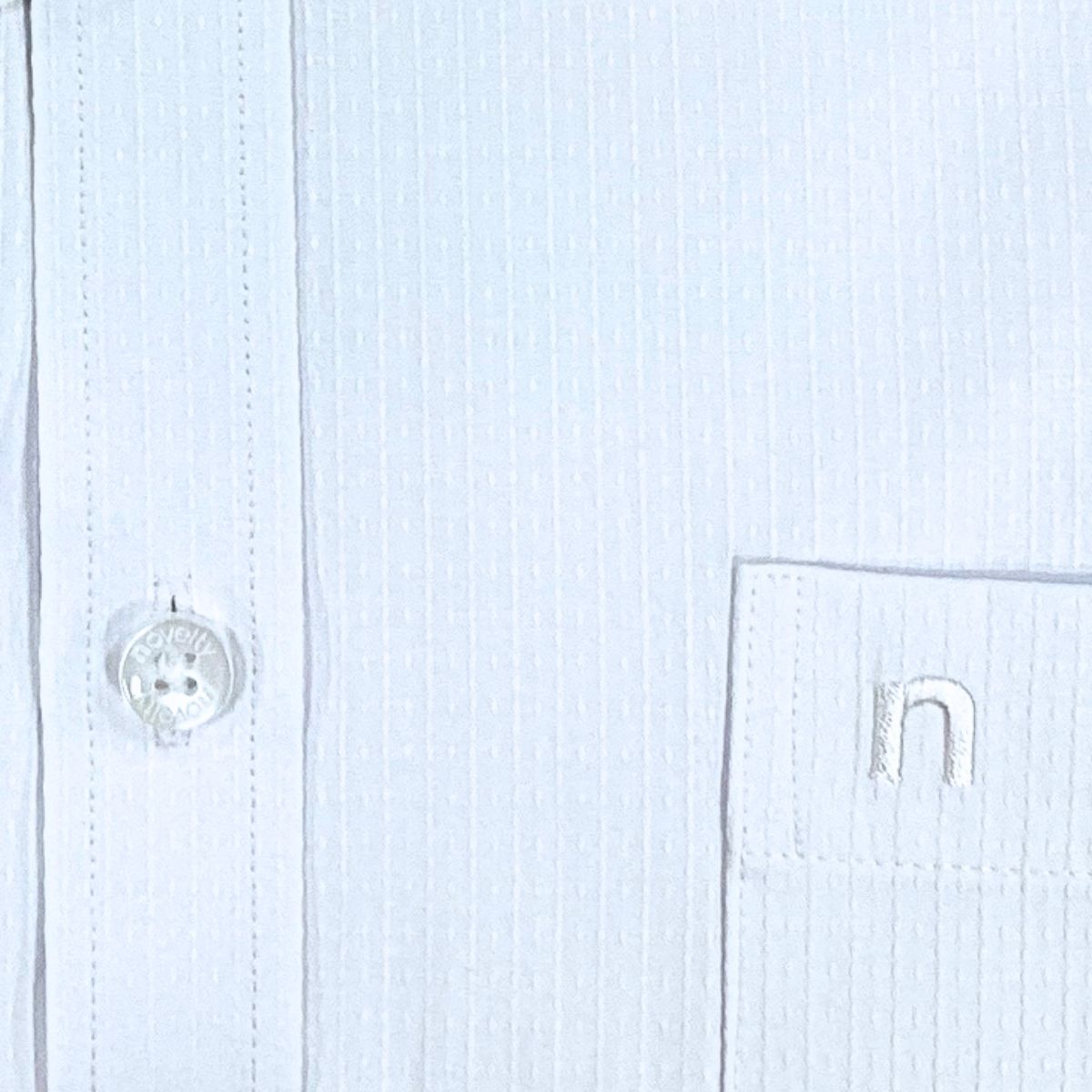 ÁO SƠ MI NAM DÀI TAY NOVELTY REGULAR FIT T/C HOA VĂN TRƠN TRẮNG NSMMHTMTCR250458D