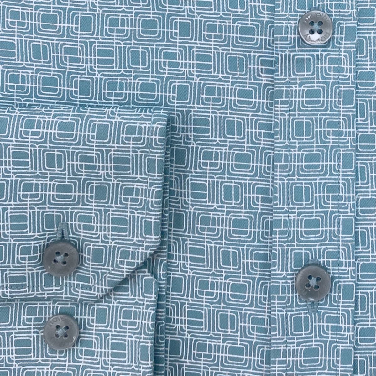 ÁO SƠ MI NAM DÀI TAY NOVELTY REGULAR FIT BAMBOO HOA VĂN XANH NSMMINMT3R260788D