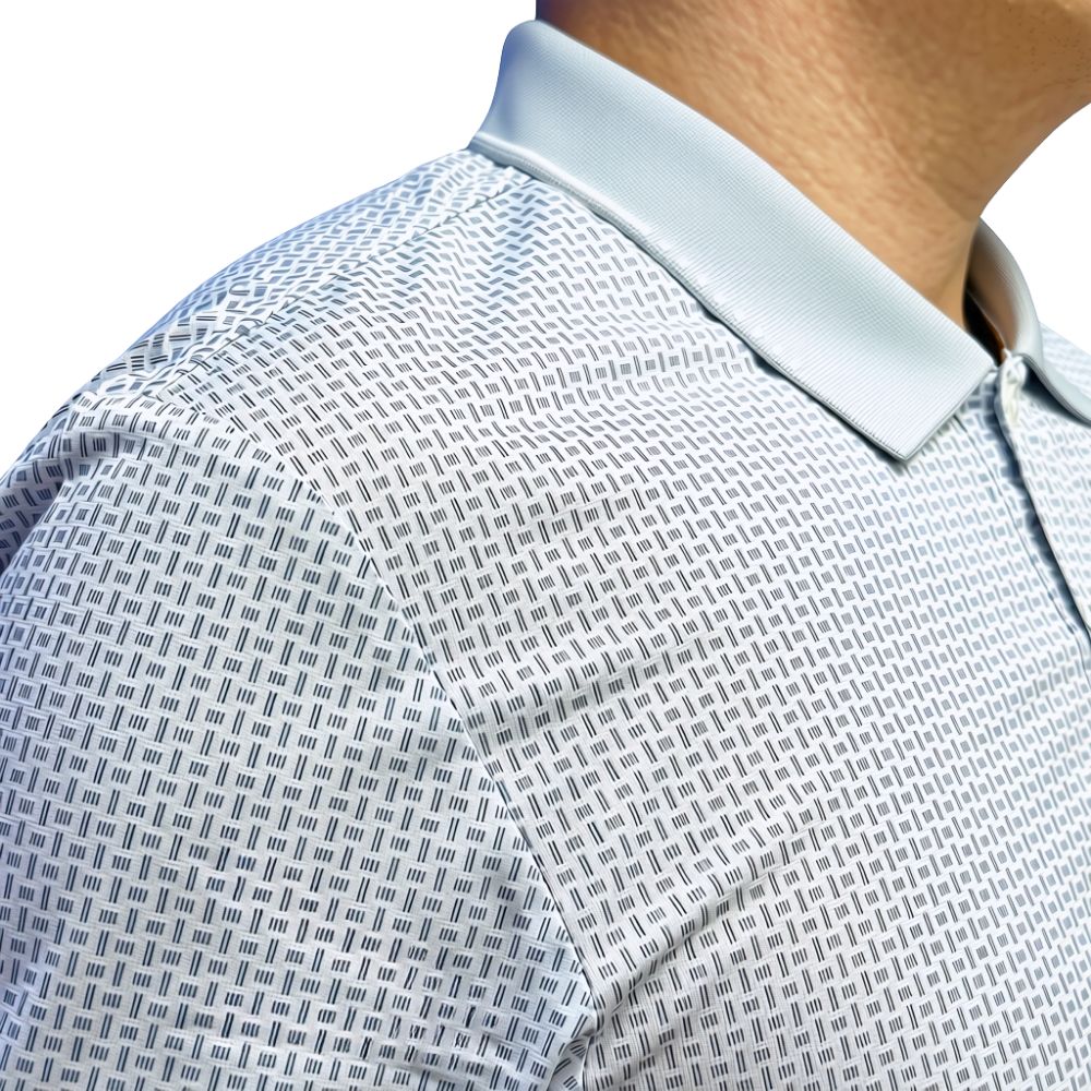 ÁO POLO NAM NOVELTY REGULAR FIT SPUN POLY HOA VĂN XÁM NATMINMPLR261022N