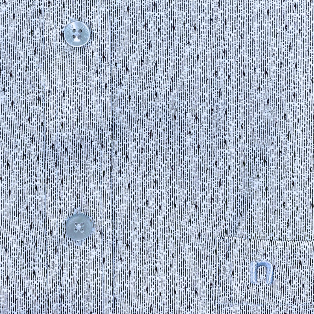 ÁO SƠ MI NAM NGẮN TAY NOVELTY CASUAL SPUN HOA VĂN XANH DƯƠNG NSMMINMSPB260802N