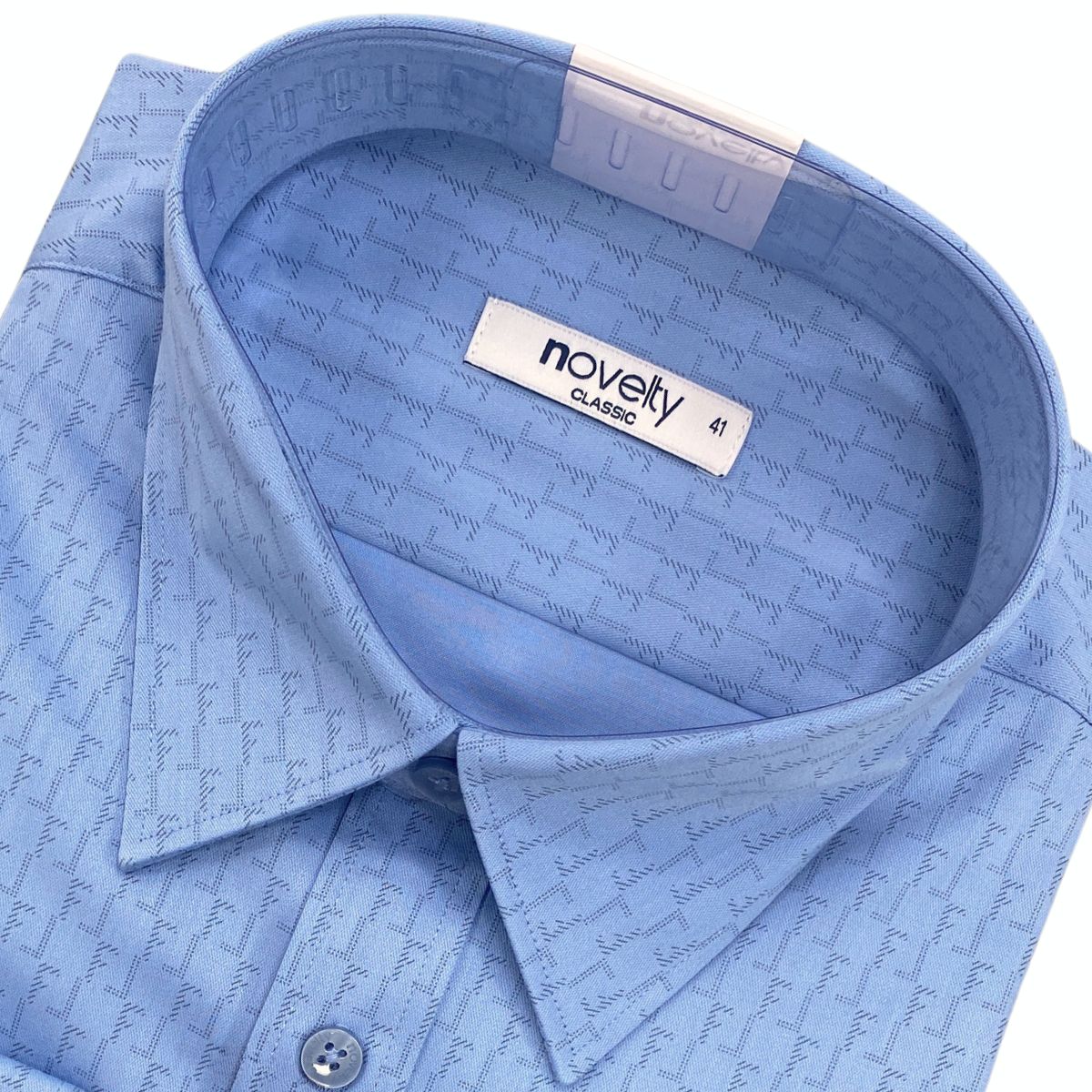 ÁO SƠ MI NAM DÀI TAY NOVELTY CLASSIC BAMBOO HOA VĂN XANH NSMMINMT3C260790D