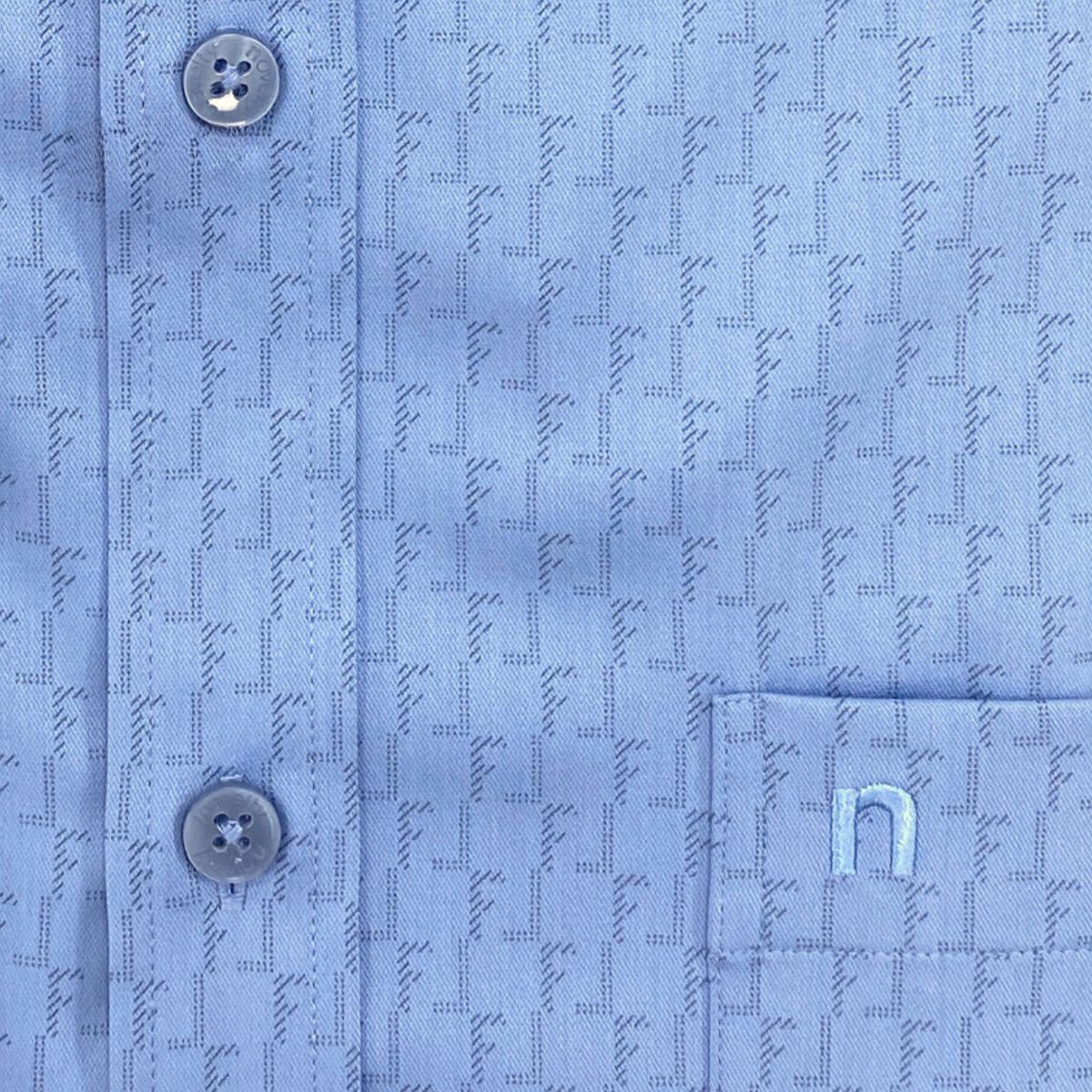 ÁO SƠ MI NAM DÀI TAY NOVELTY CLASSIC BAMBOO HOA VĂN XANH NSMMINMT3C260790D