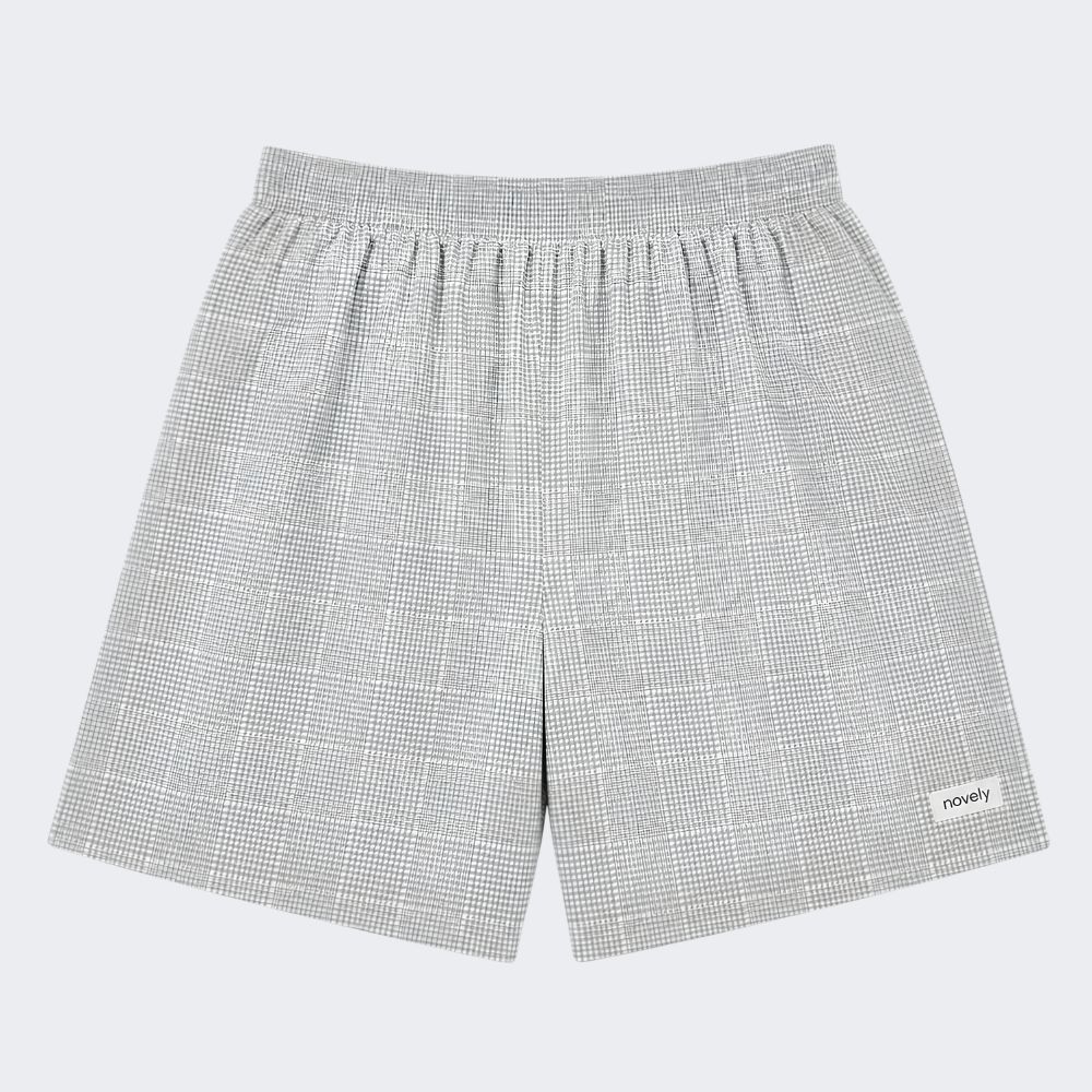 QUẦN ĐÙI NAM NOVELTY CASUAL MÀU NGẪU NHIÊN- HỌA TIẾT CARO NQDMCNMCTB261130C