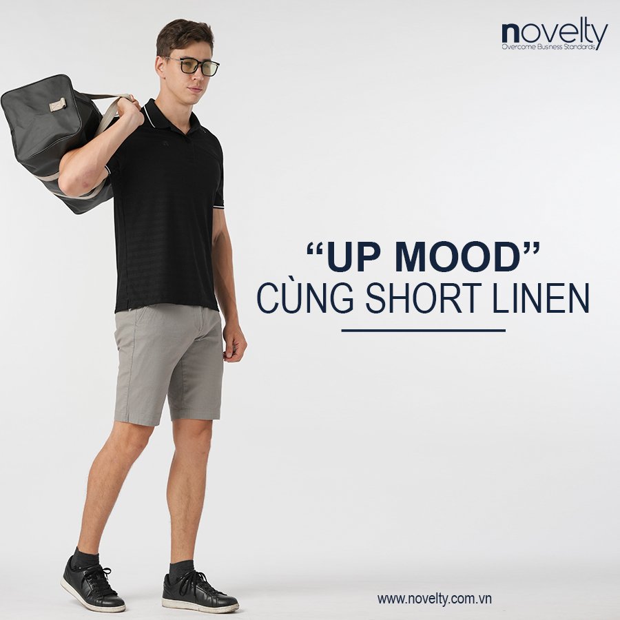 UP MOOD CÙNG QUẦN SHORTS NAM LINEN